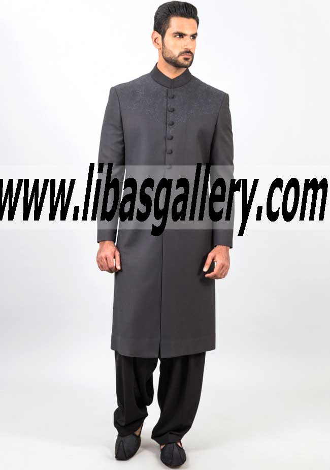 Pakistani Designer Sherwani Style 487