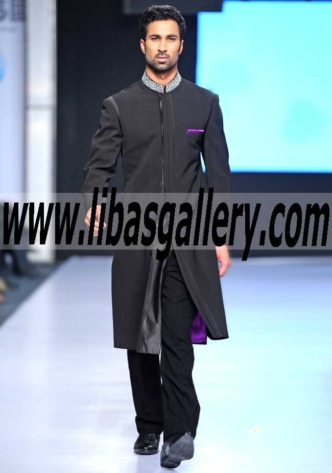 Pakistani Designer Sherwani Style 491