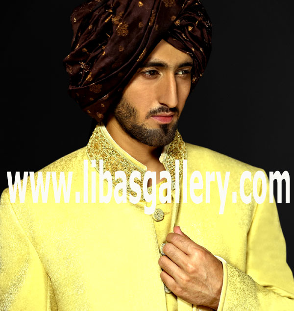 Pakistani Designer Sherwani Style 547
