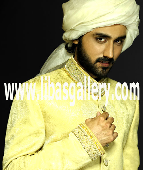 Pakistani Designer Sherwani Style 550