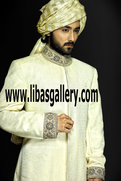 Good luck Groom Sherwani suit