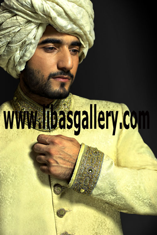 Pakistani Hand Embellished New Sherwani
