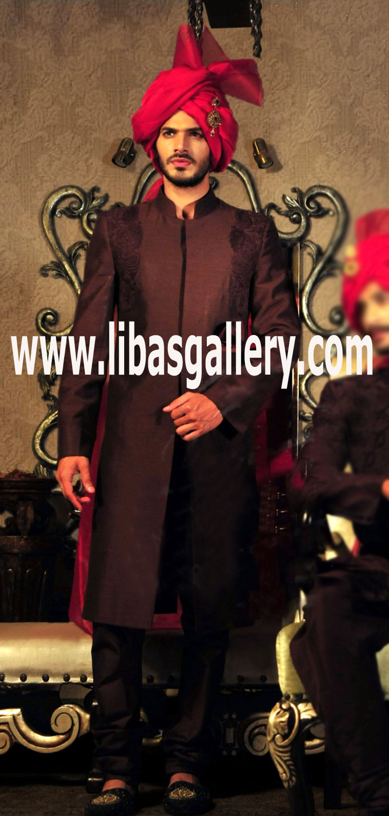 Presentable Gents Barat Sherwani Suit