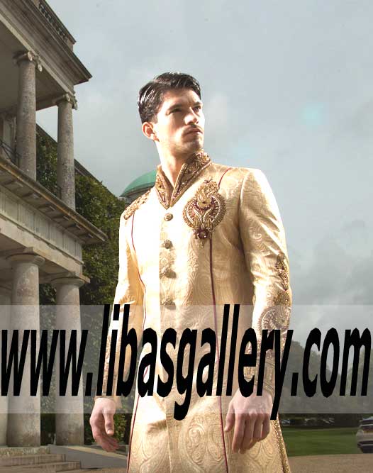 polyester fabric sherwanis for groom for wedding day nikah day UK,USA,Canada,Australia,Dubai,China polyester fabric sherwanis for groom for wedding day nikah day UK,USA,Canada,Australia,Dubai,China