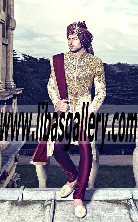 Sharp Color Elegance Wedding Sherwani Suit for Men 2016 Wedding Sherwani Suits Groom Sherwani Syracuse New York NY US Men
