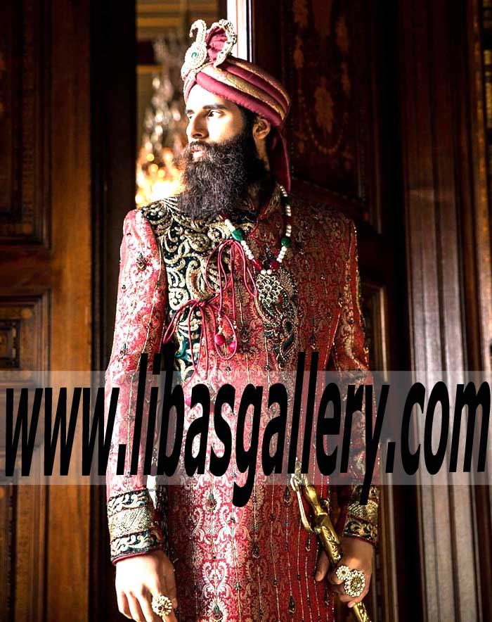 New Royal Wedding Sherwani 9
