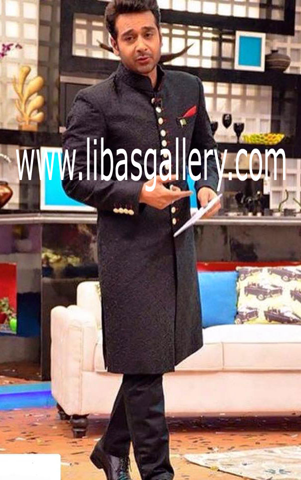Emotional Wedding Sherwani Suit