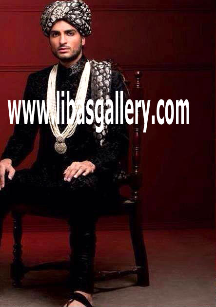 Perfect Groom Perfect Match Perfect Fitting online sherwani designs for Men Groom Dulha 2016 2017 Dubai Sharjah UAE