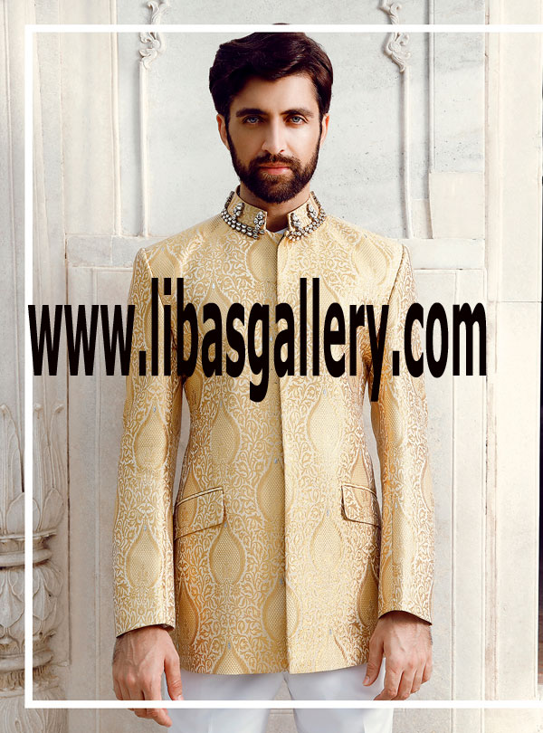 Comfortable Sherwani Suit For Groom 