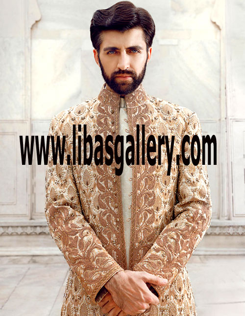 Wedding Sherwani Knee length New Arrival 2017 A