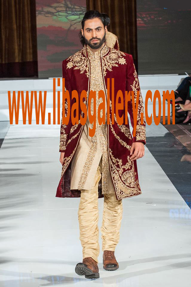Father of Sherwani Suit produces New Trends of Groom Embellished sherwani Collection 2017 for Men Illinois Chicago USA Father of Sherwani Suit produces New Trends of Groom Embellished sherwani Collection 2017 for Men Illinois Chicago USA