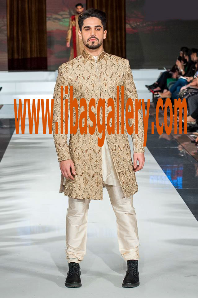 Embellished Groom Sherwani Suit Style no 2