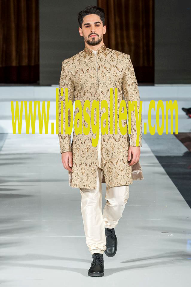 Embellished Groom Sherwani Suit Style no 2