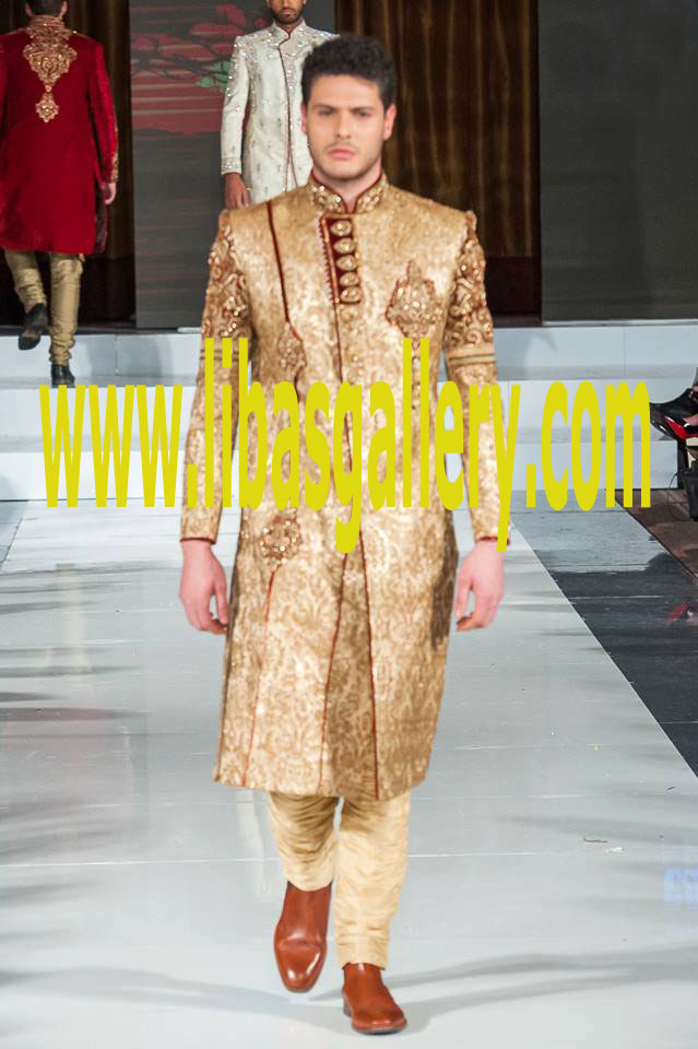 Embellished Groom Sherwani Suit Style no 11
