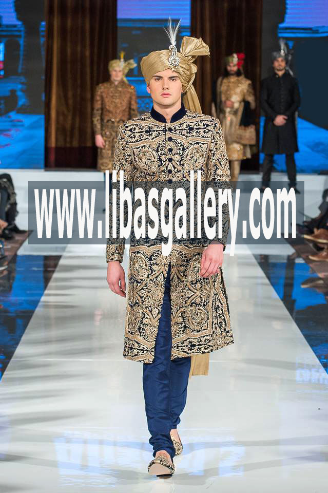Embellished Groom Sherwani Suit Style no 15