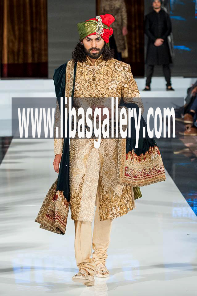 Embellished Groom Sherwani Suit Style no 23