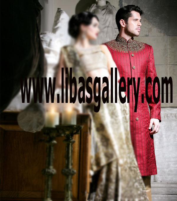 Latest Wedding Sherwani Collection 2017 1