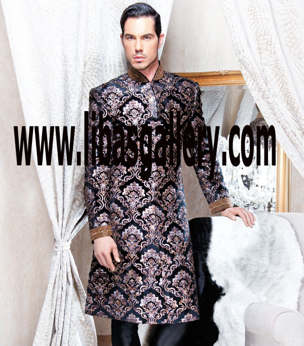 Latest Wedding Sherwani Collection 2017 5