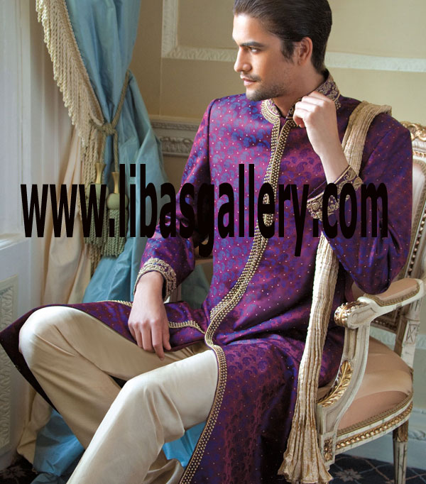 Latest Wedding Sherwani Collection 2017 8