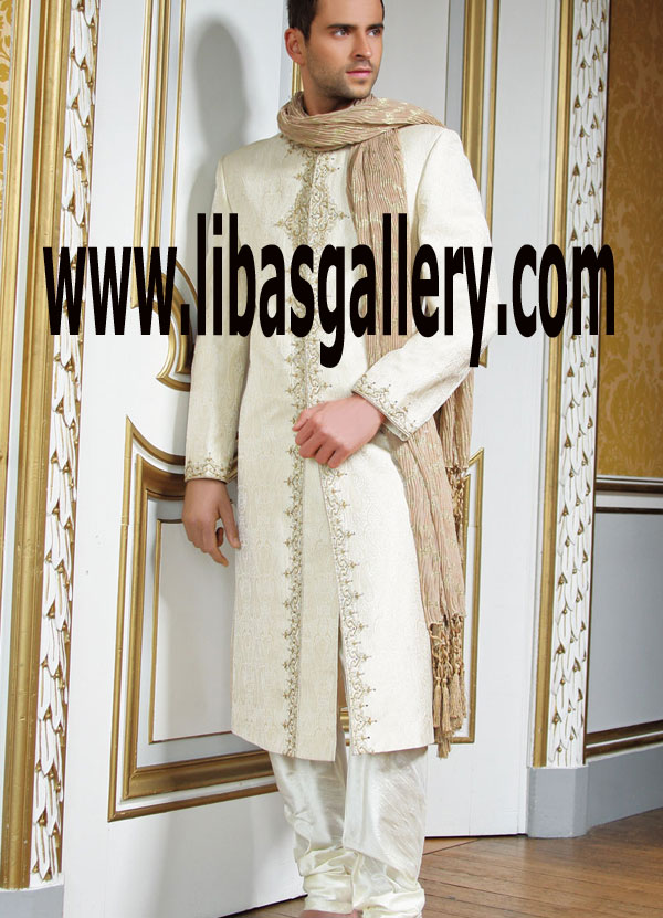 Latest Wedding Sherwani Collection 2017 9