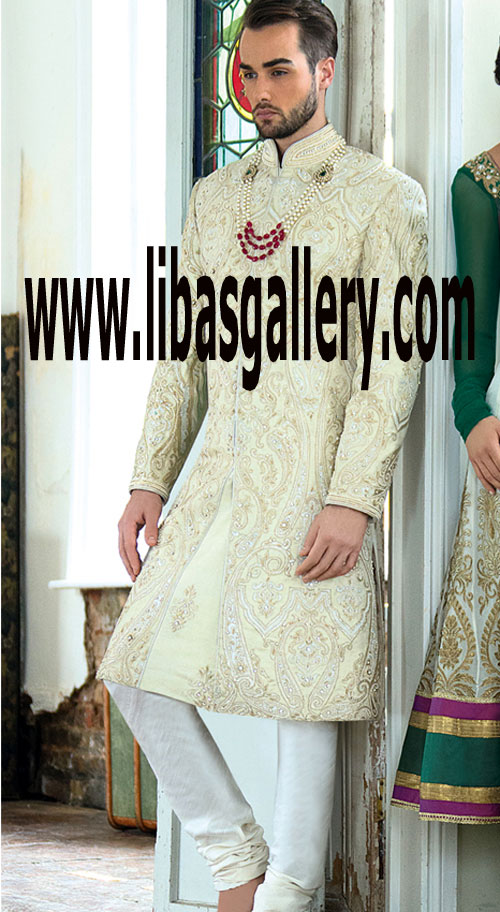 Latest Wedding Sherwani Collection 2017 10
