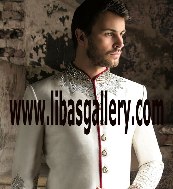 Latest Wedding Sherwani Collection 2017 12