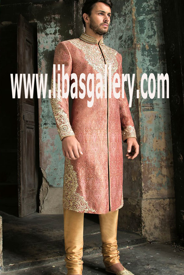 Latest Wedding Sherwani Collection 2017 13