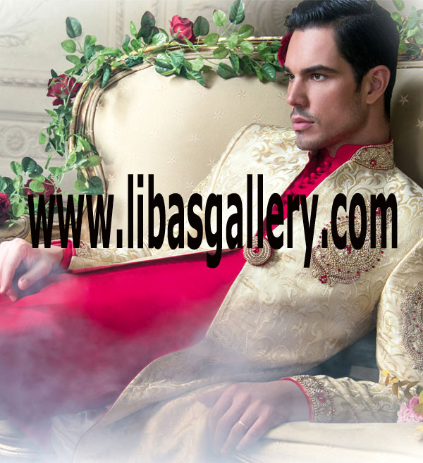 Latest Wedding Sherwani Collection 2017 14