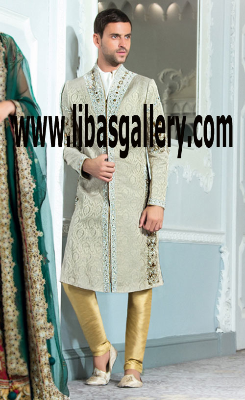 Latest Wedding Sherwani Collection 2017 17