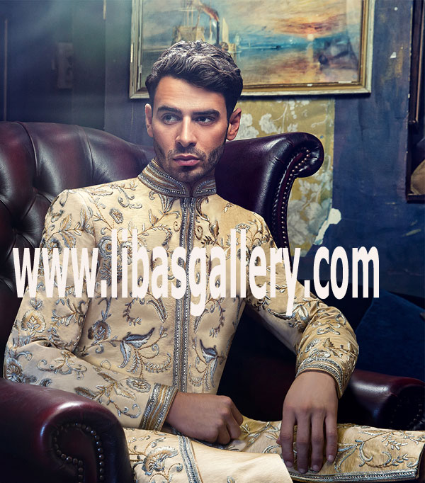 Latest Wedding Sherwani Collection 2017 24