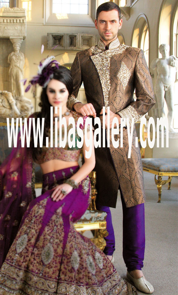 Latest Wedding Sherwani Collection 2017 30