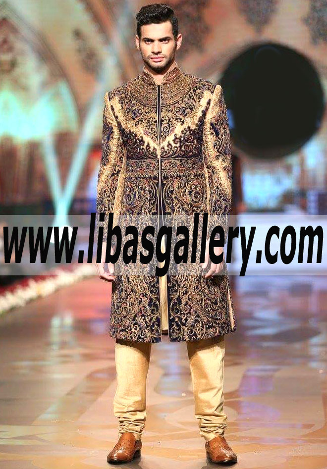 High Class Wedding Sherwani for Grooms 38
