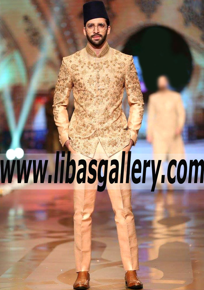 Fabulous Wedding Prince Coat Raw silk