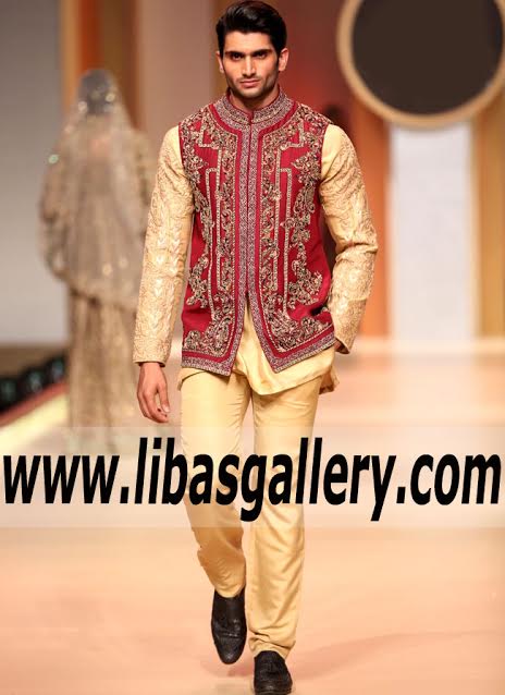 Summer Season Groom Wedding Sherwani Suit 2017 