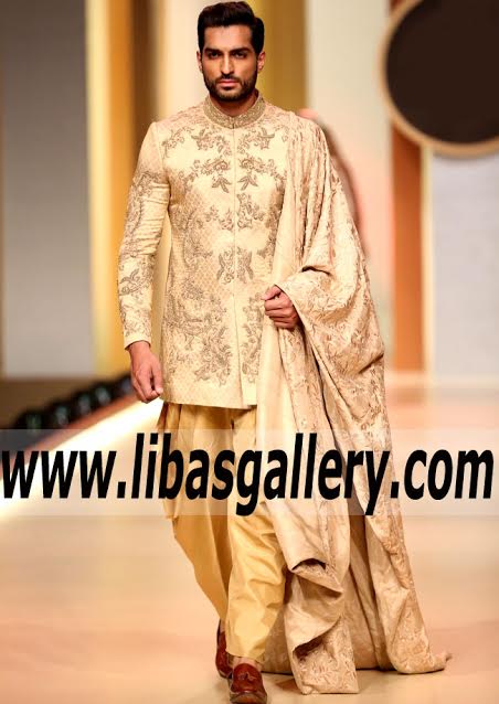 Comfortable Summer Season Sherwani Suit For Groom 2017