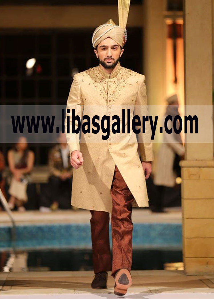 Wedding Sherwani Punjabi Style Turban Excellent 2019
