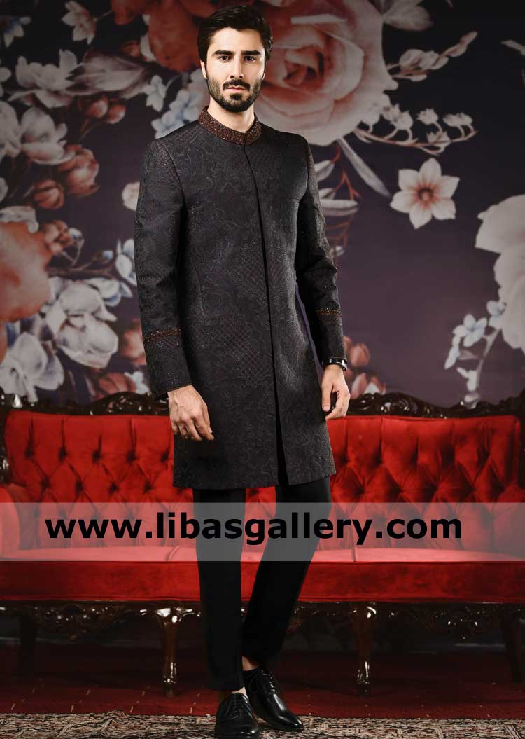 Premium Embroidered Wedding Jacket for Dulha and Wedding Attendant