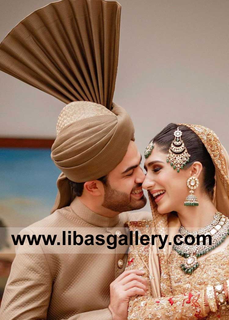 Self Jamawar Dark Shade Groom Sherwani Marriage Nikah