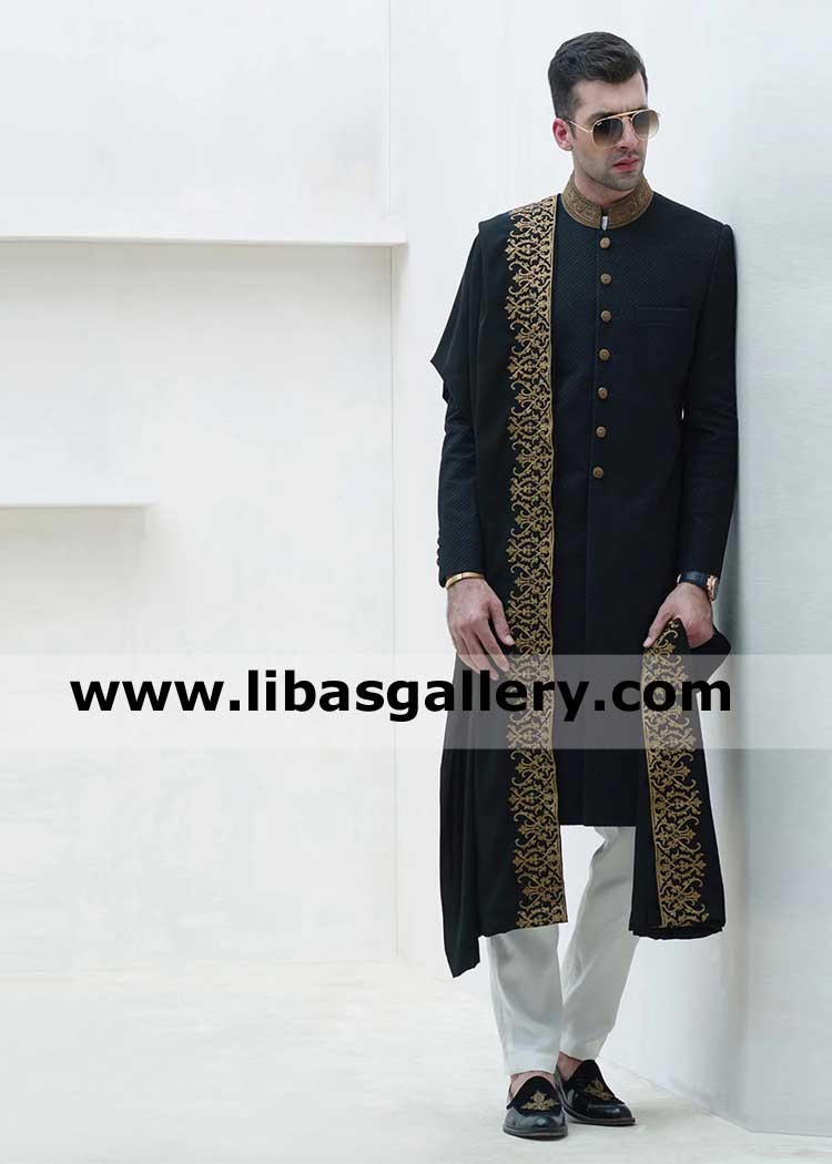 Adventurous Man ready to wear designer embroidered wedding sherwani
