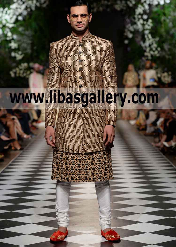 Business Man Groom Wedding Sherwani Article