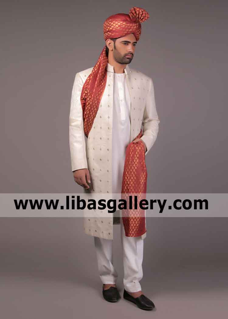 Groom Family loves Designer Wedding Sherwani