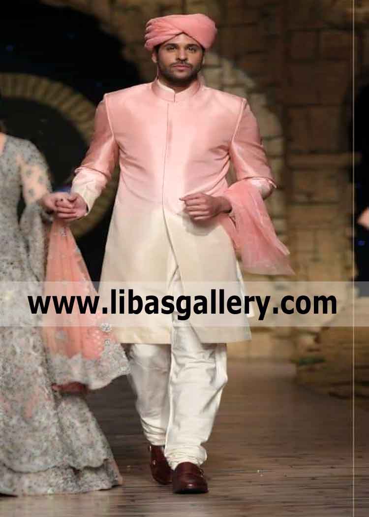 Blended Groom Wedding Sherwani 
