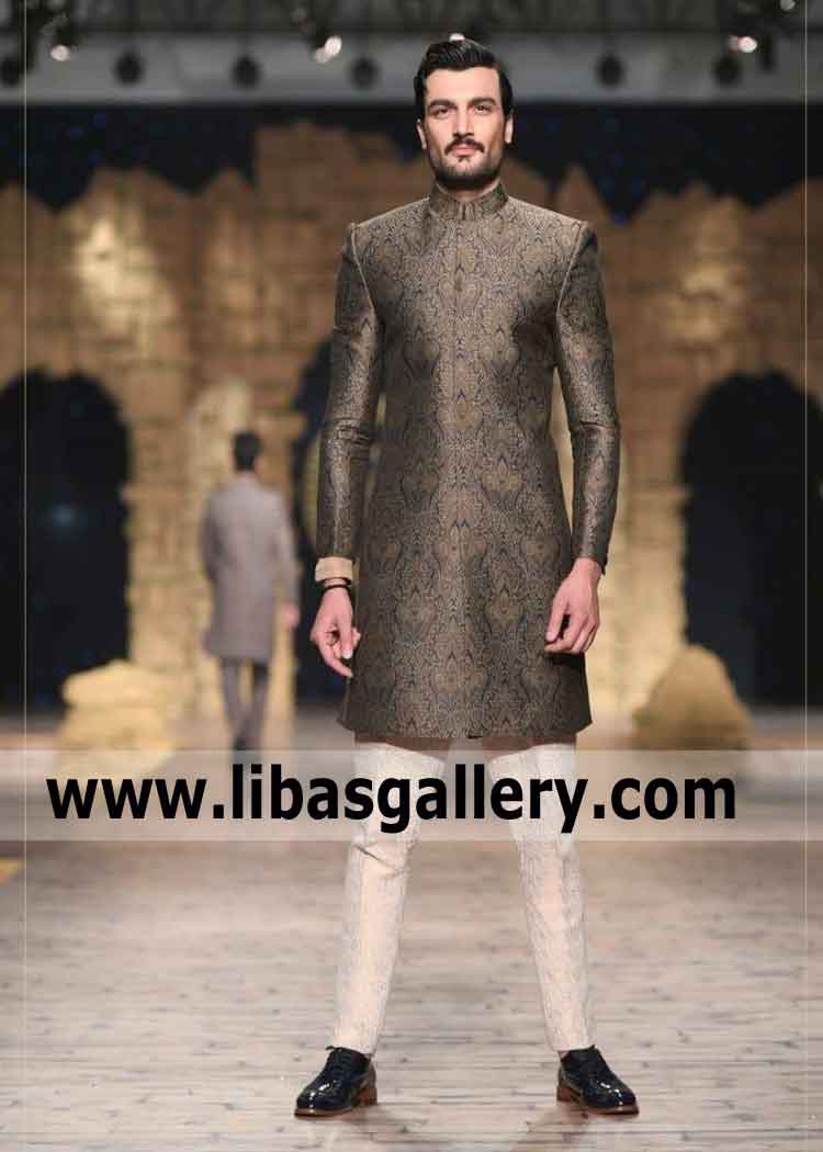 Ceremonial Season Dulha Nikah Sherwani 