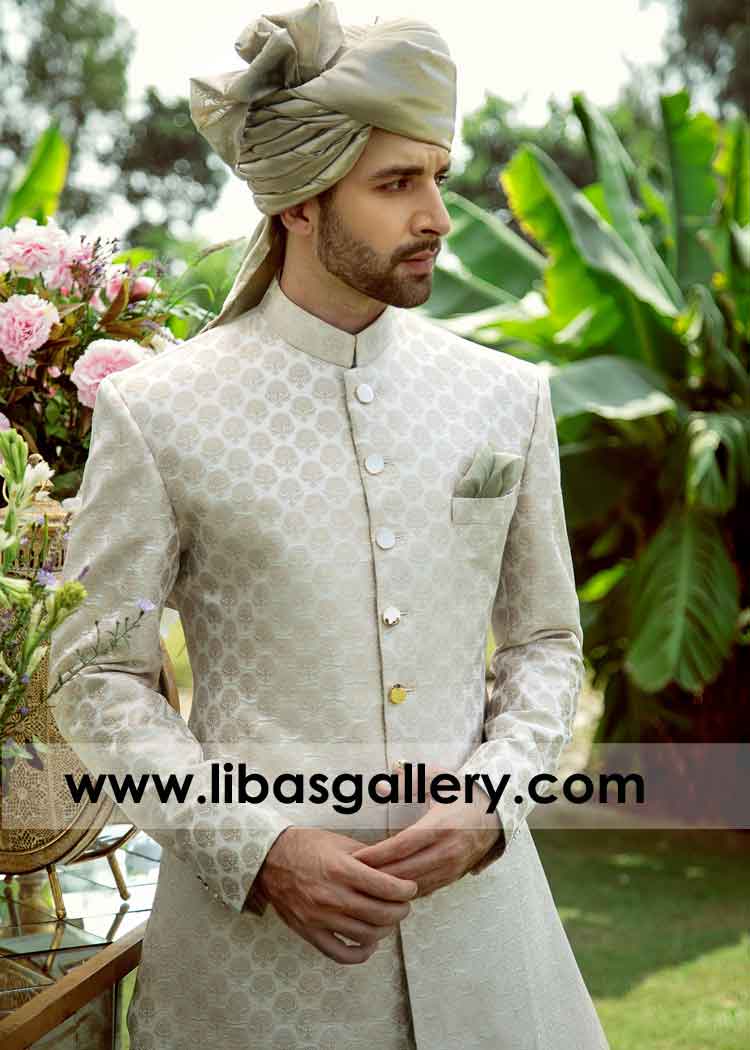 Erce Sharwani Royal Type Design for Post Graduate Groom