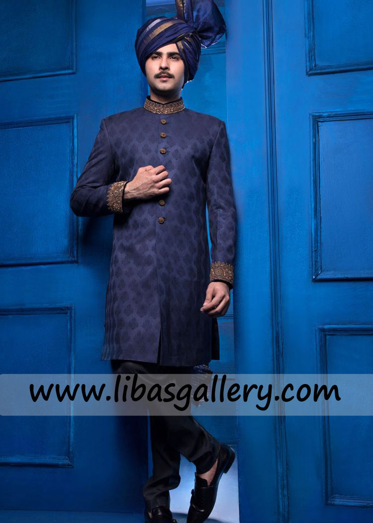 Fresh Mood Groom Royal Style Embellished Sherwani