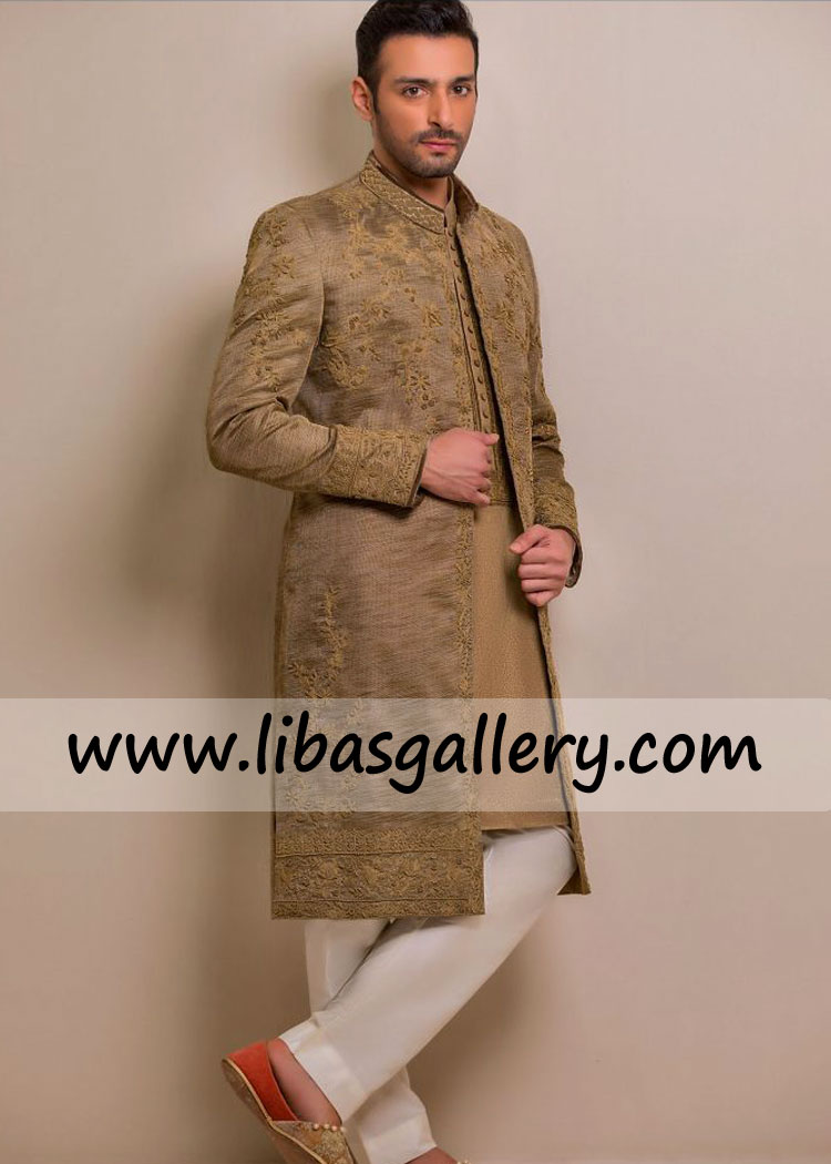 Fashion revolution Groom wedding sherwani design