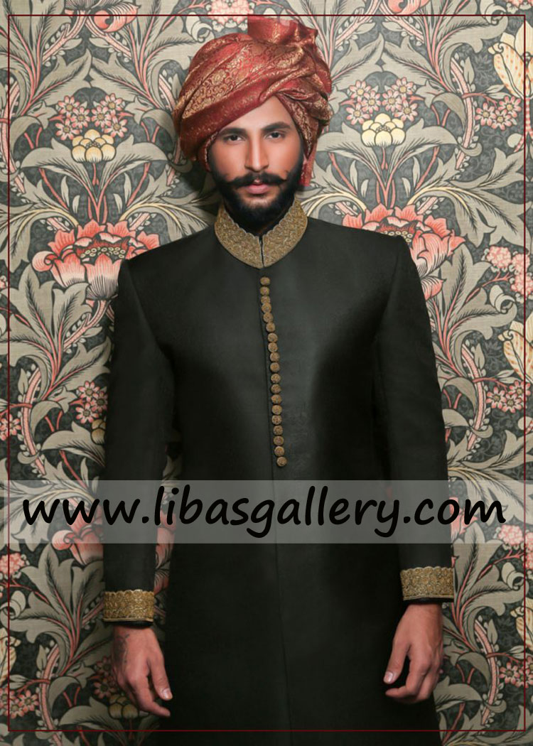 Festive Dulha Nikah Barat Sherwani latest Designs