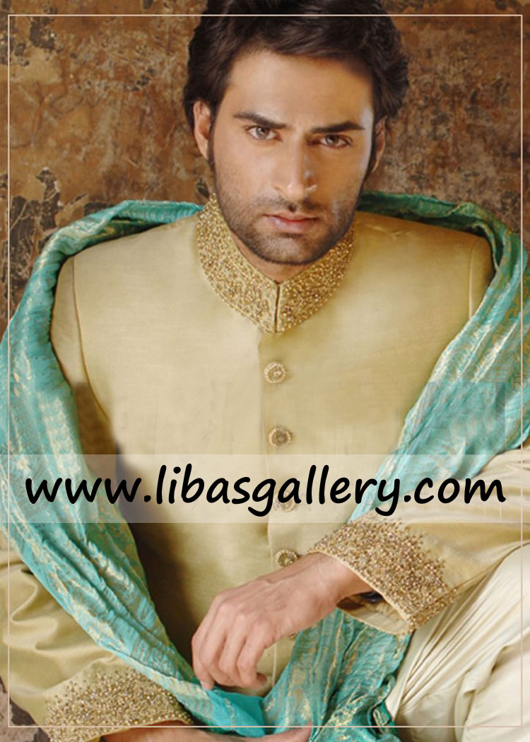 Groom shoot Before Nikah Barat in Sherwani Suit
