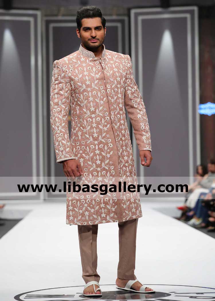 worthful Embroidered Wedding Sherwani suit for Dulha