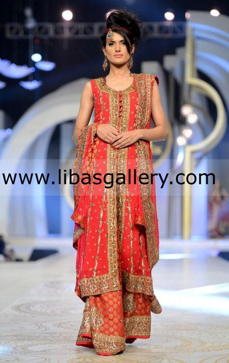 Traditional Pakistani Special Occasions Dresses By Designer Mifrah At Pantene Bridal Couture Week 2013 New York, USA, California, USA Traditional Pakistani Special Occasions Dresses By Designer Mifrah At Pantene Bridal Couture Week 2013 New York, USA, California, USA
